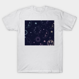 holographic moon T-Shirt